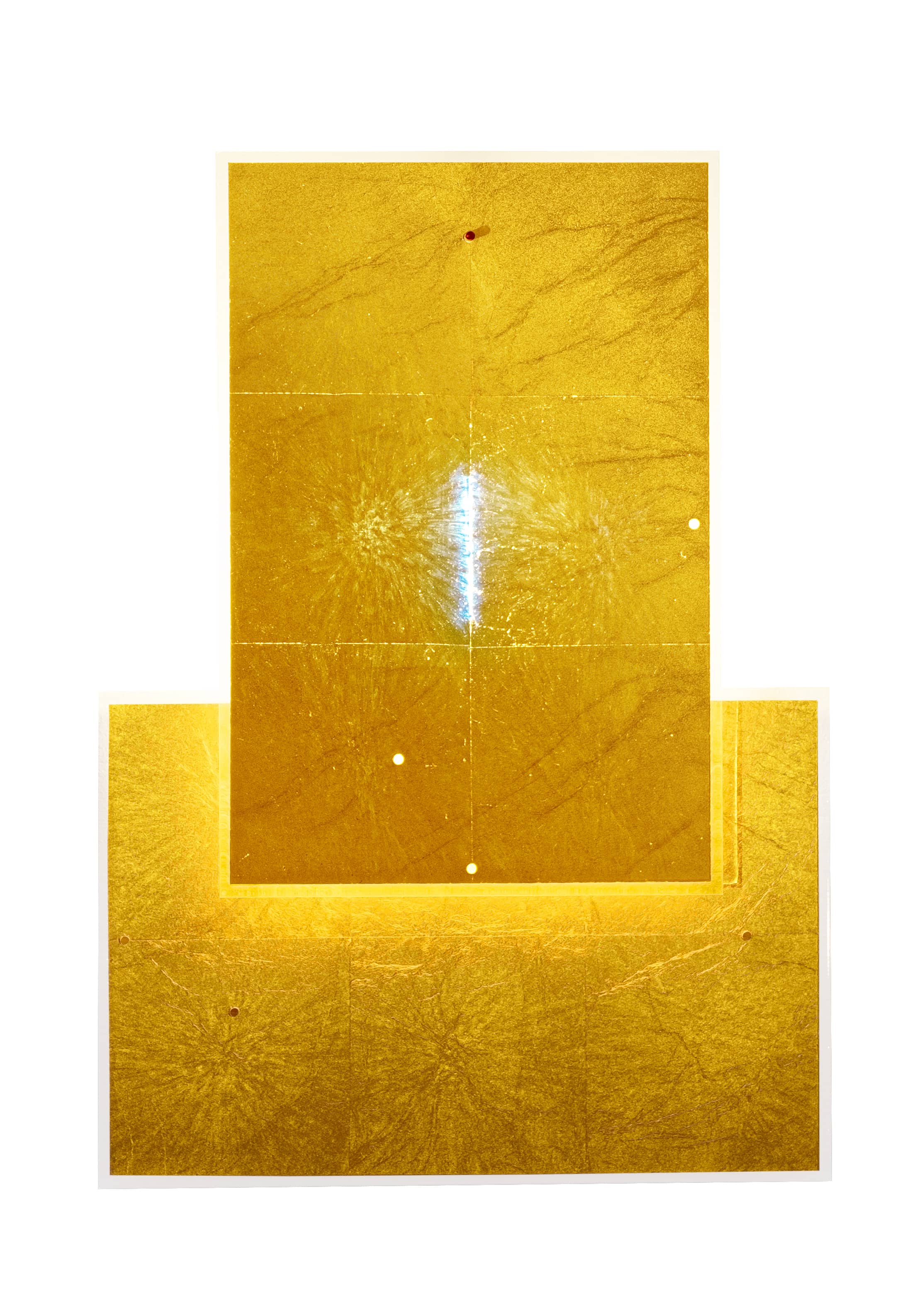 24 Carat Blue Flat Wall Lamp Ingo Maurer 