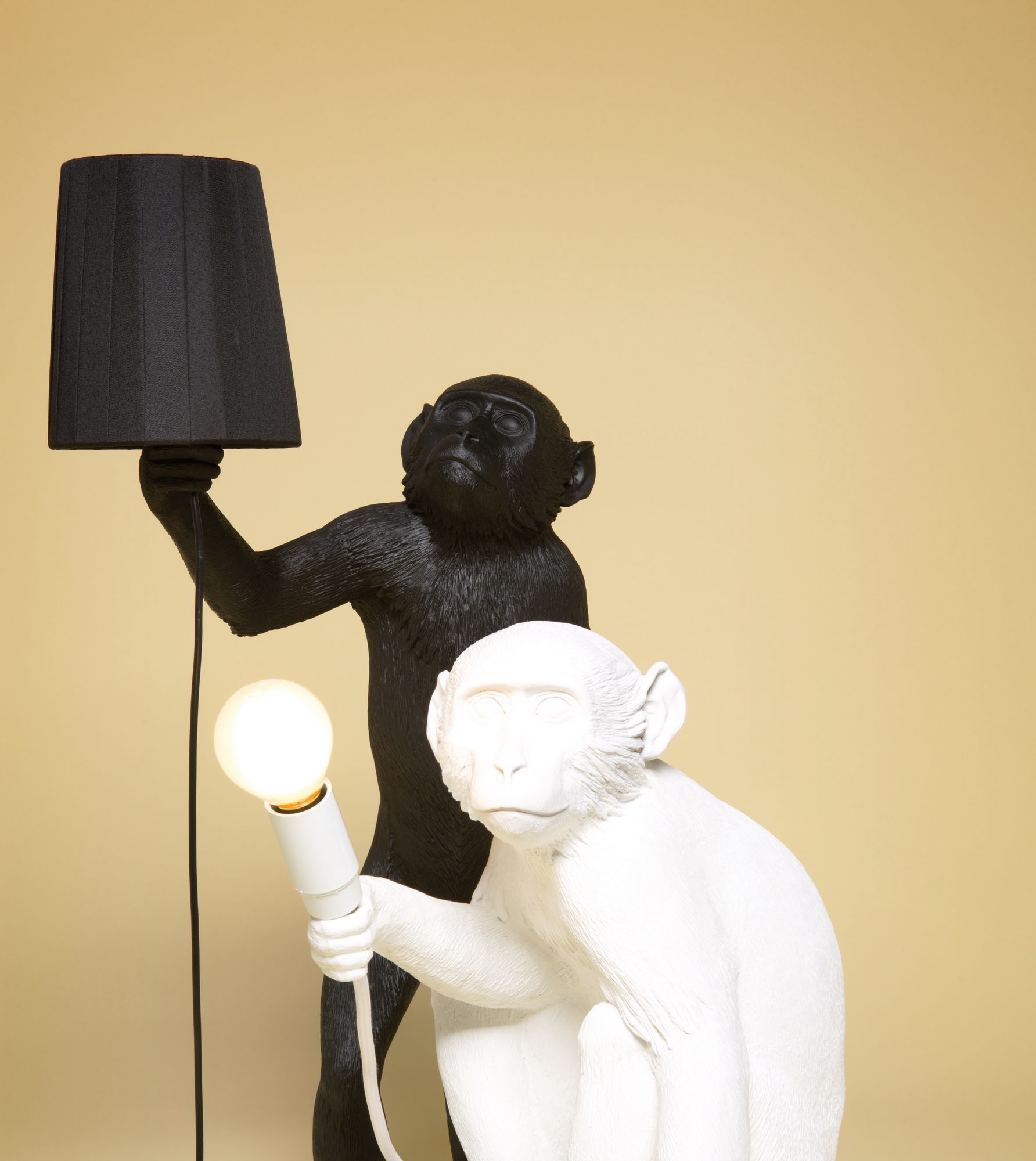 Monkey Sitting Lamp Indoor floor lamp / table lamp with switch Seletti SINGLE PIECE