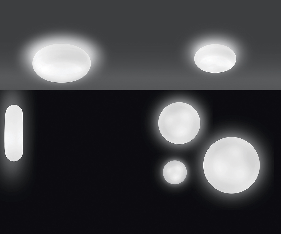 Itka 20 Wall/Ceiling White Artemide