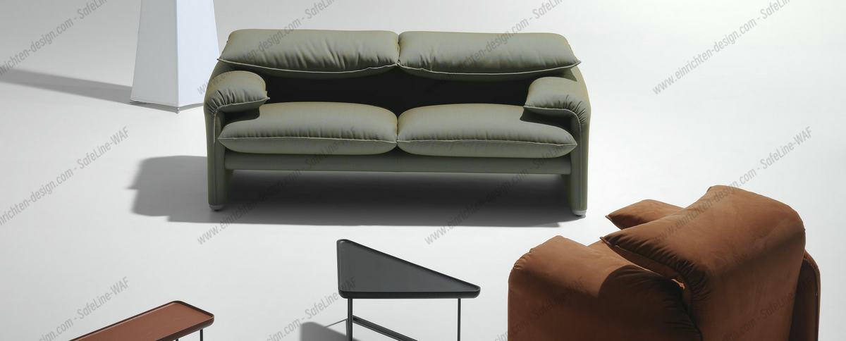 675 Maralunga sofa 2-seater Cassina