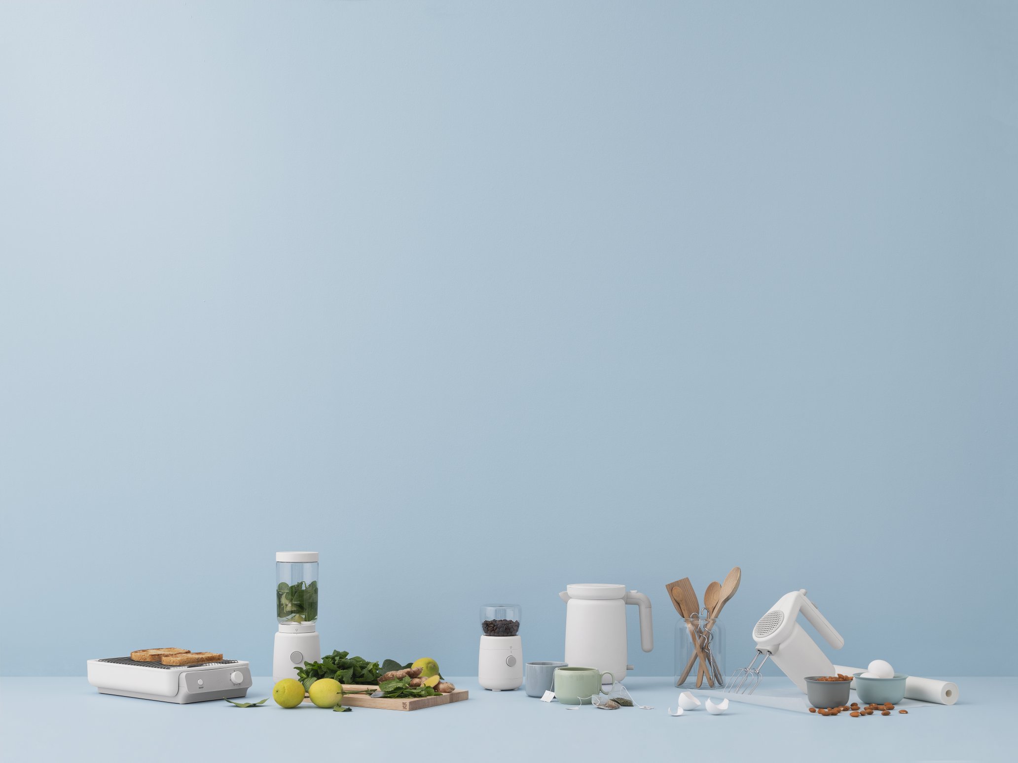 Foodie Hand mixer White RIG TIG by Stelton SINGLE PIECES