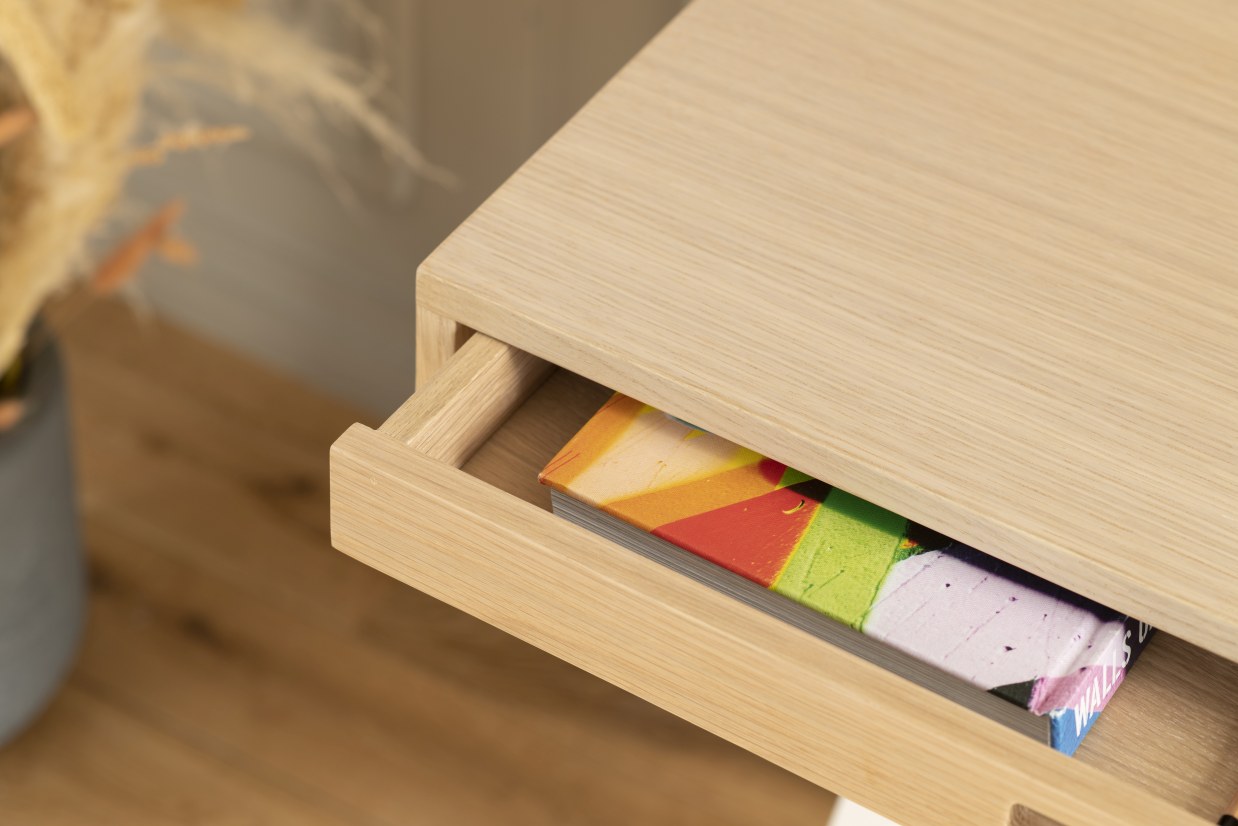 Hyppolite Secretary White Frame Hartô