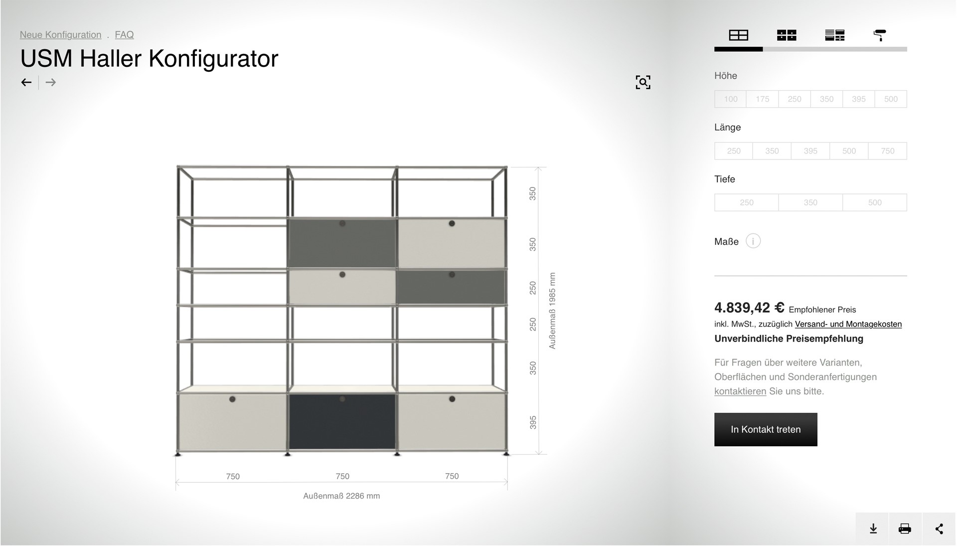 USM Haller Configurator