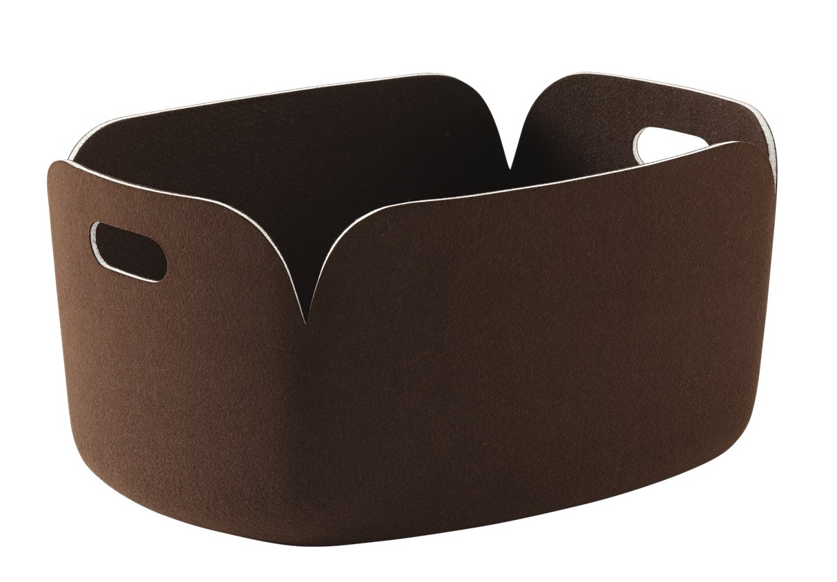 Restore Storage Basket Muuto Dark brown Restore Storage Basket Muuto Dark brown