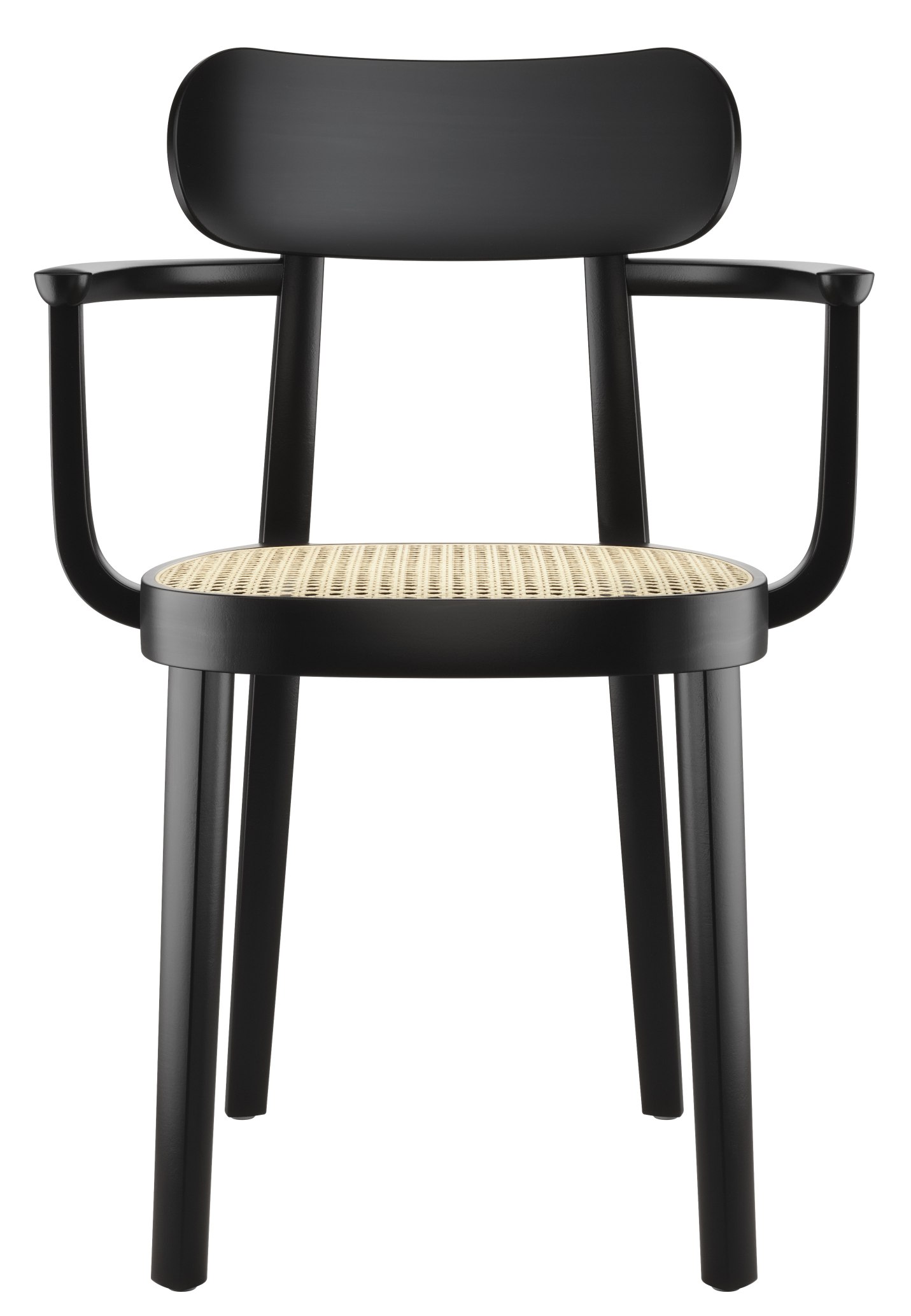 Wooden chair with Armrests 118F / 118 F Thonet