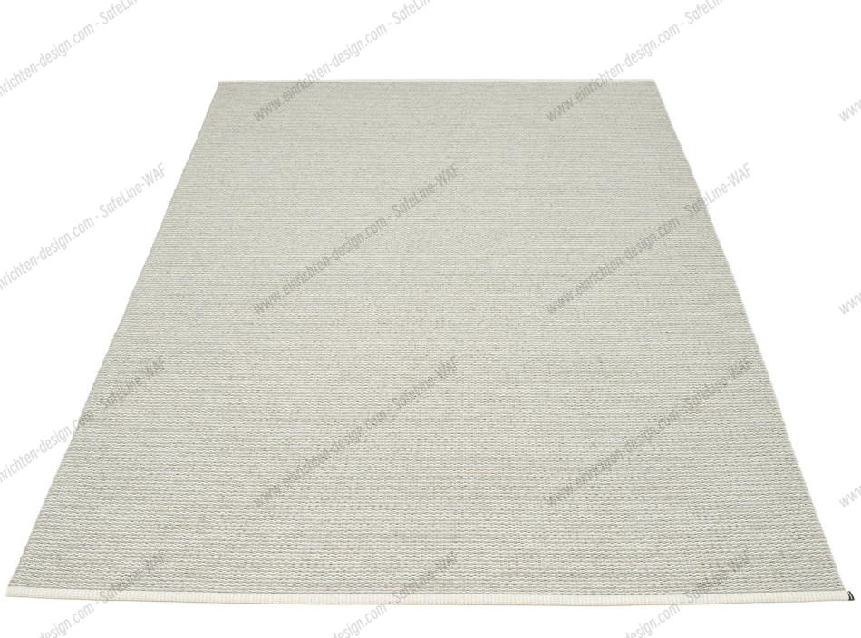 Mono Plastic Rug 230x320 cm Pappelina Fossil grey - Warm grey