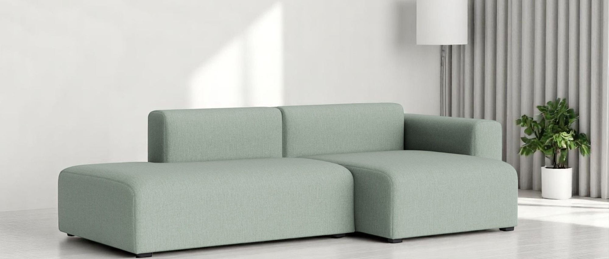 Mags Sofa 2.5-seater Combination 3 low Armrest with armrest right Hay 