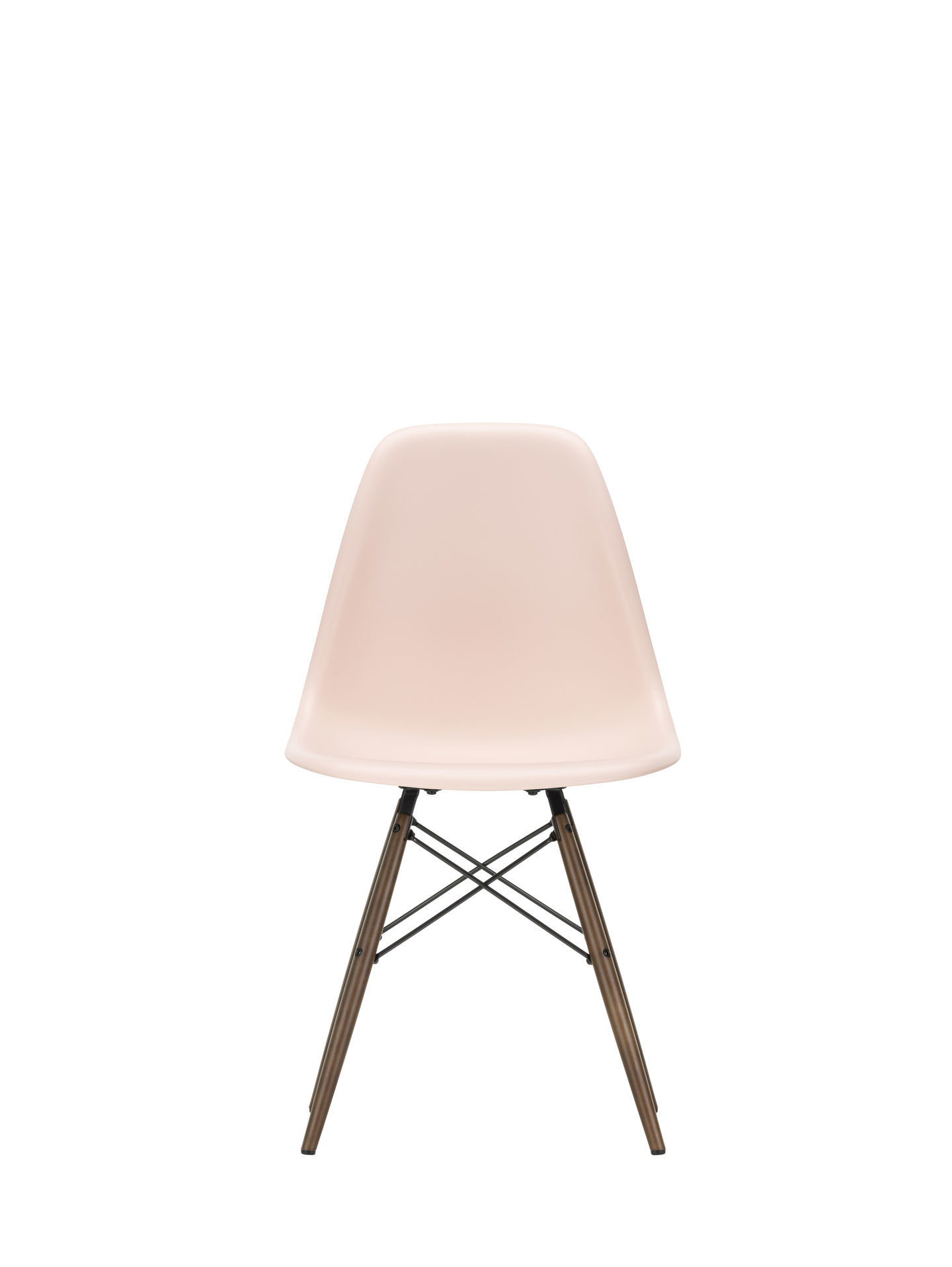 Eames Plastic Side Chair DSW Chair Vitra Ash honey colored - rust orange