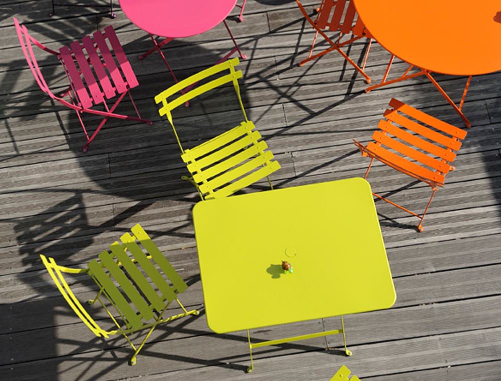 Bistro outdoor table round Fermob