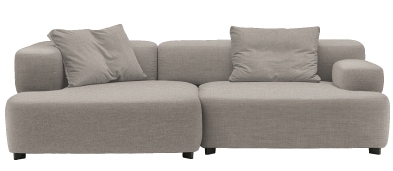 Alphabet 3-Seater Sofa Armrest left Fritz Hansen