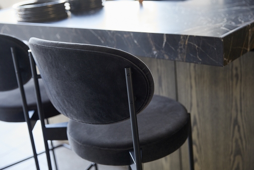 Series 430 Bar Stool Bar stool 75 cm BLACK / REMIX 123 Verpan SINGLE PIECES