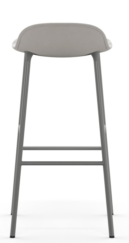 Form Barstool  H 75 cm Steel Upholstered Normann Copenhagen