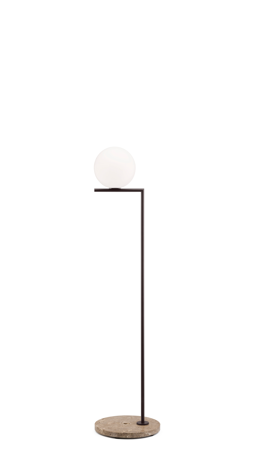 IC Lights F1 Outdoor / Indoor Floor lamp BROWN / Traverinio Imperial Marble Flos SINGLE PIECES