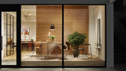 High Dot High Stool Fritz Hansen