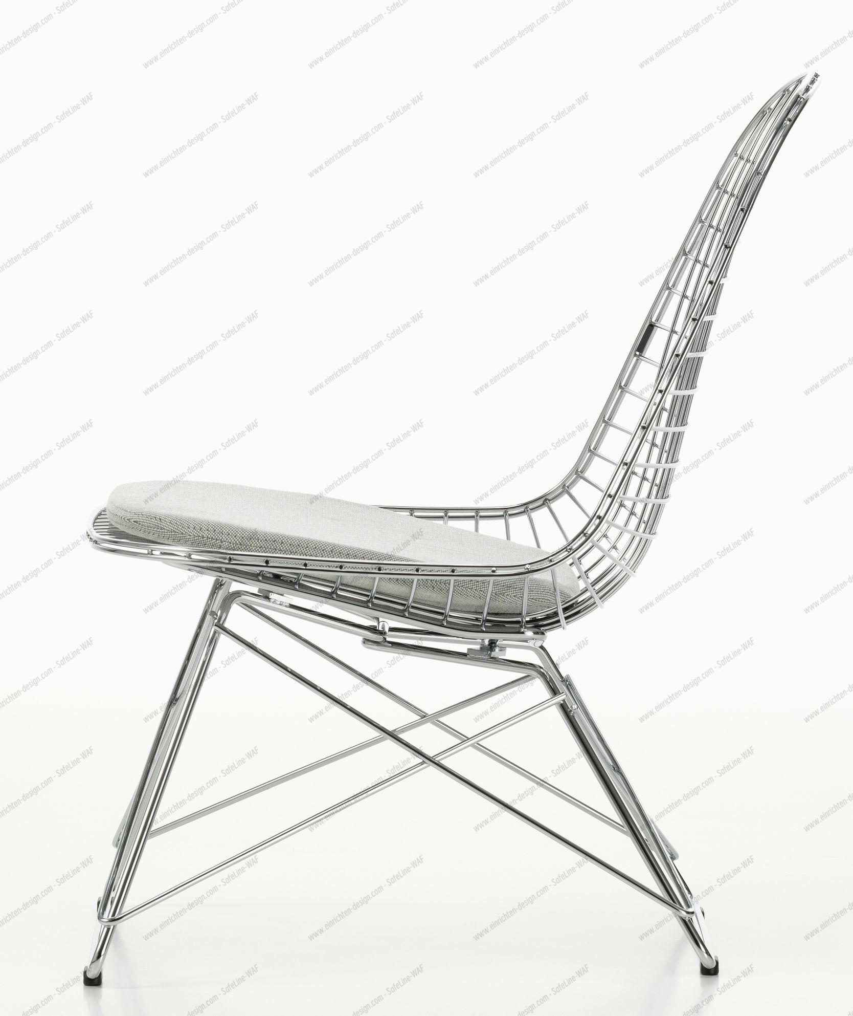 LKR-5 Wire Chair Chair with Seat Cushion Vitra