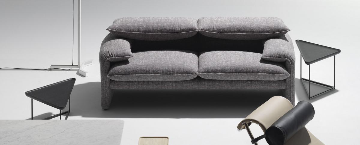 675 Maralunga sofa 2-seater Cassina