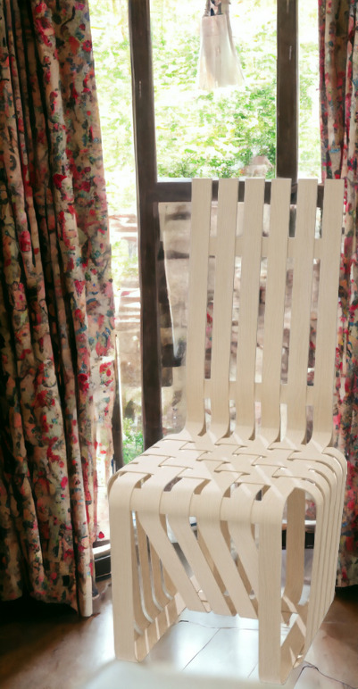 High Sticking Chair with High Back Knoll International  