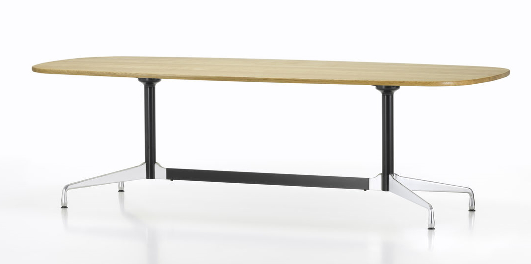 Eames Segmented Table Dining Dining Table Boat Shape 220 cm Vitra