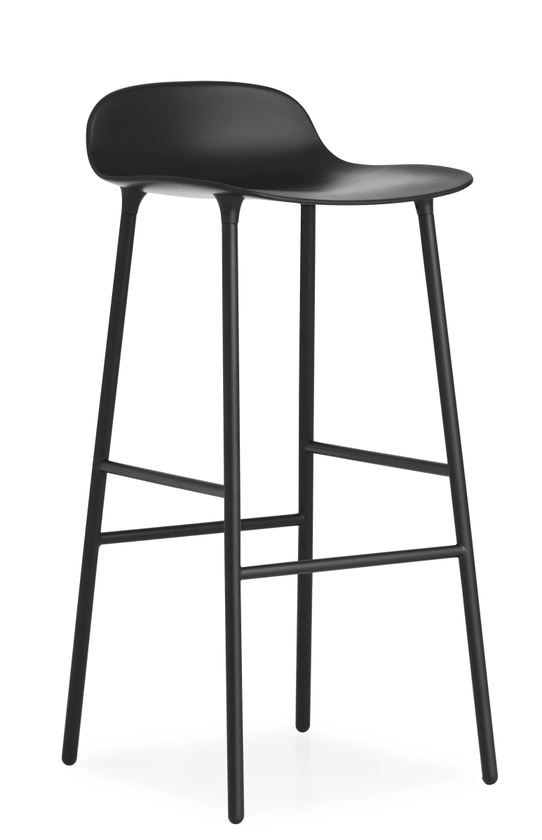 Form Barstool  H 75 cm Steel Normann Copenhagen
