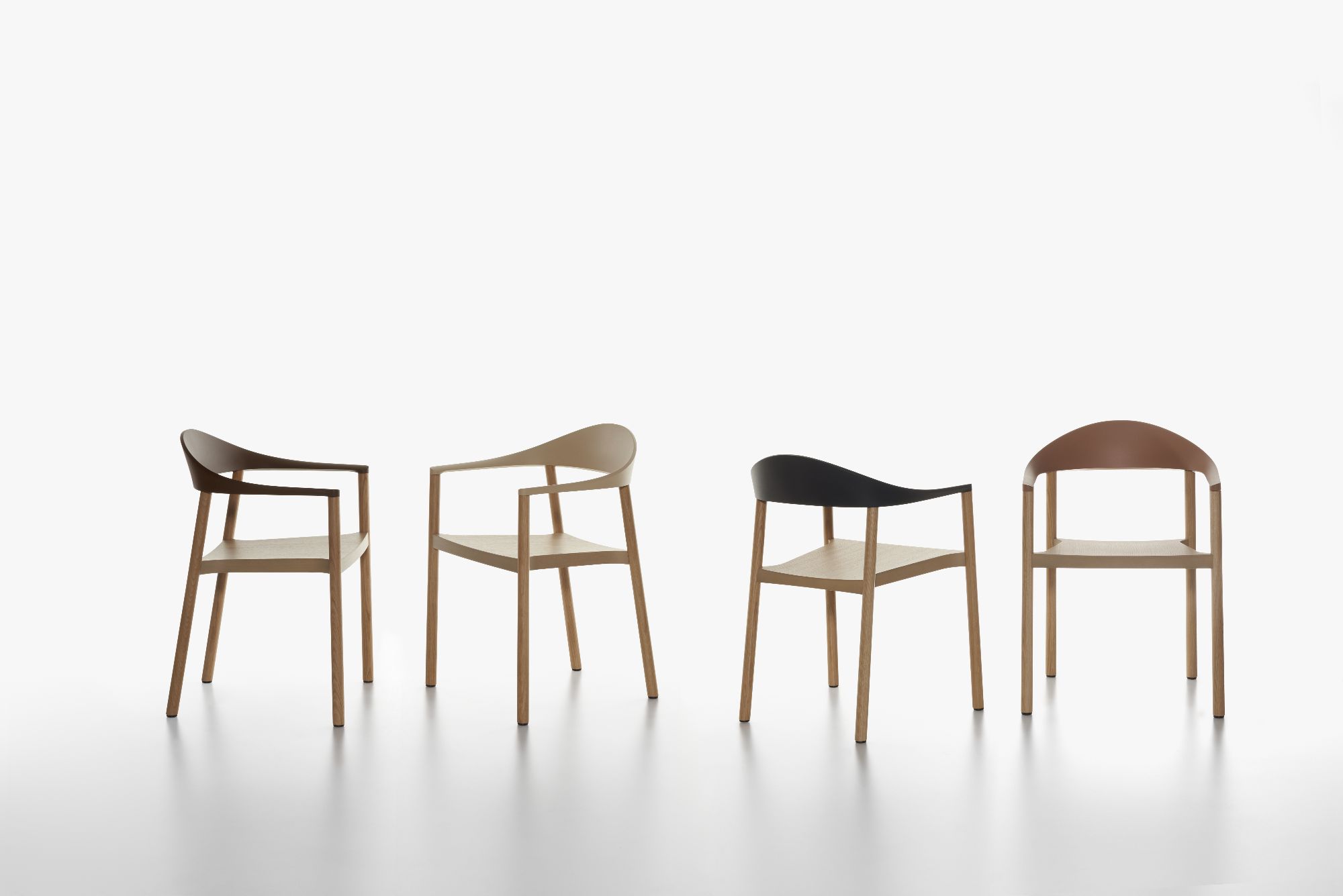 Monza Armchair Armrest Chair Plank