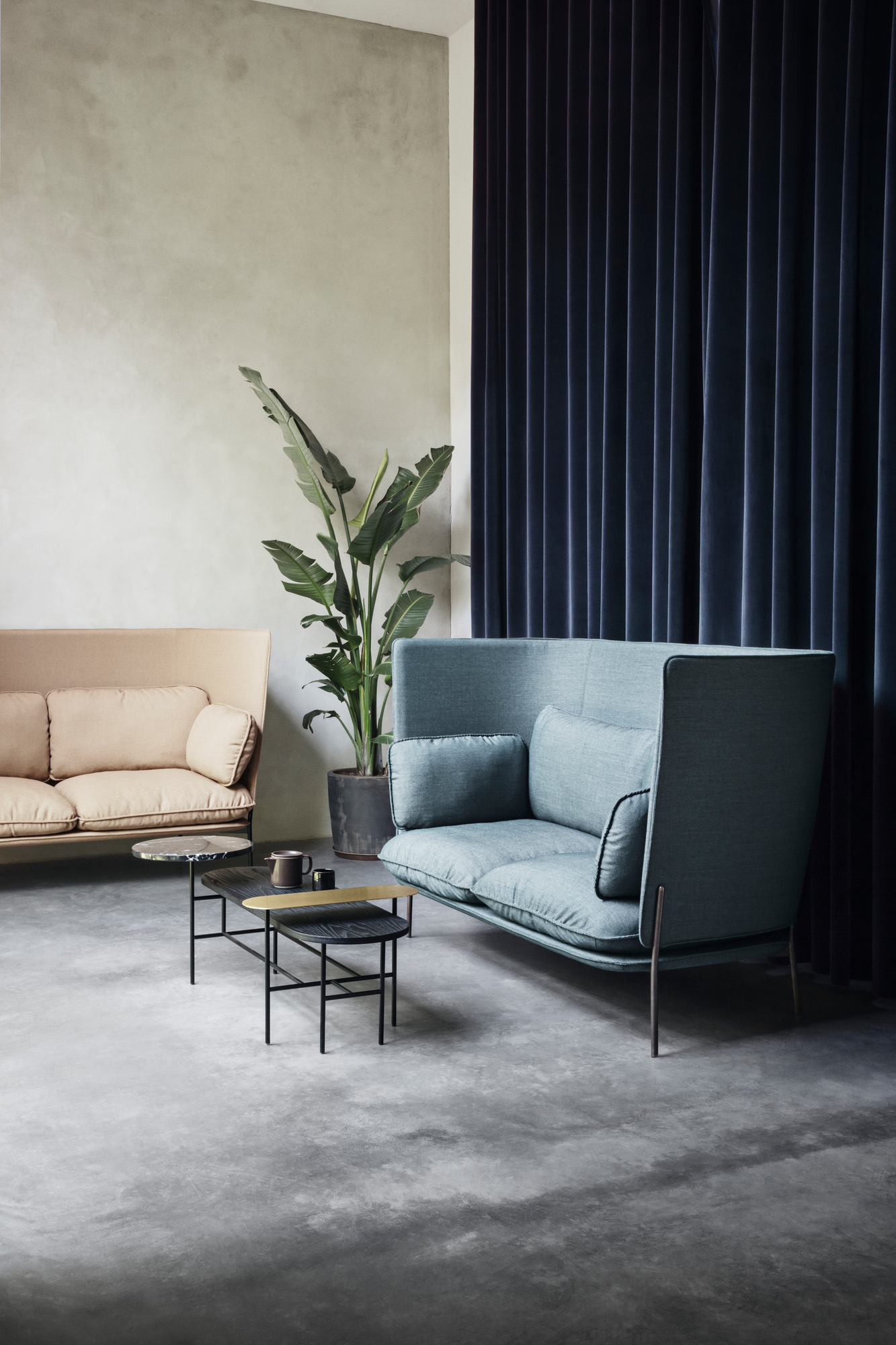 Cloud 3-Seater Sofa Highback LN7 AndTradition