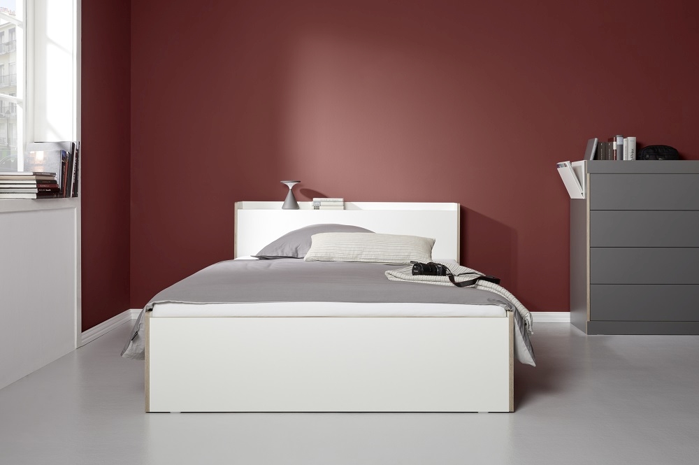 Nook Single Bed Anthracite Müller Möbelwerkstätten 