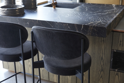 Series 430 Bar Stool Bar stool 75 cm BLACK / REMIX 123 Verpan SINGLE PIECES