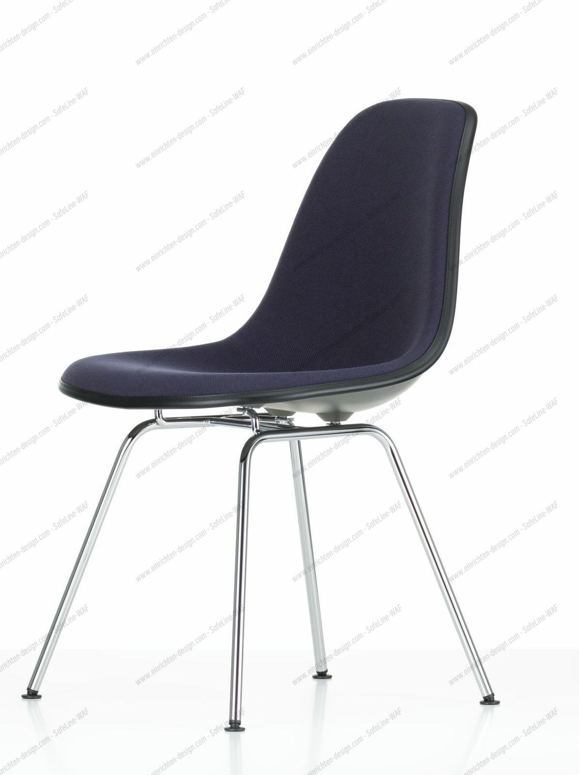 Eames Plastic Side Chair DSX Chair Fully upholstered Vitra