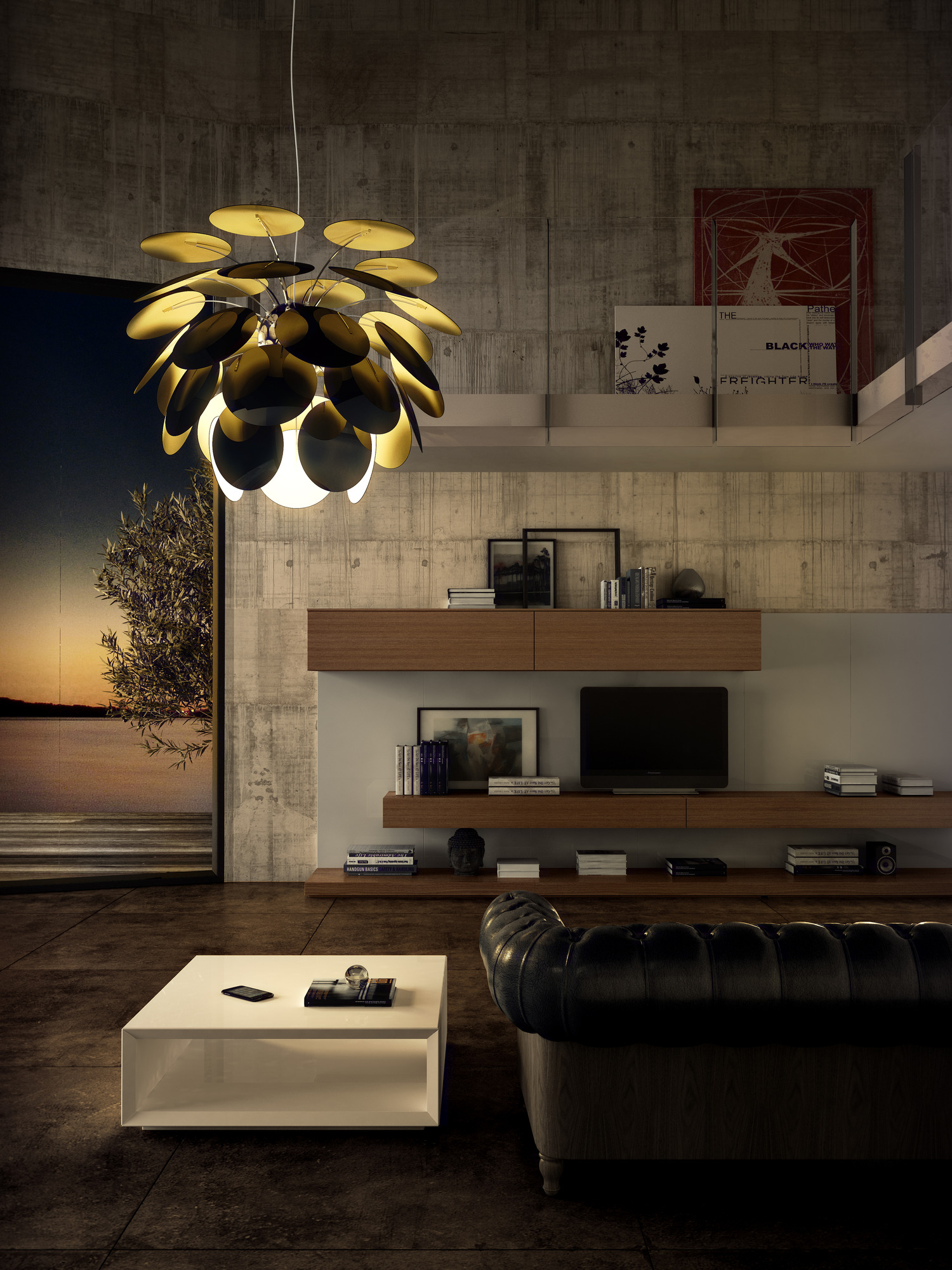 Discocó 68 / Discoco 68 LED Pendant lamp marset white