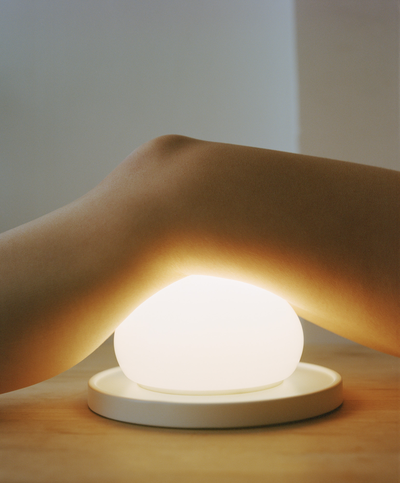 Bolita LED Table lamp Marset shade gray