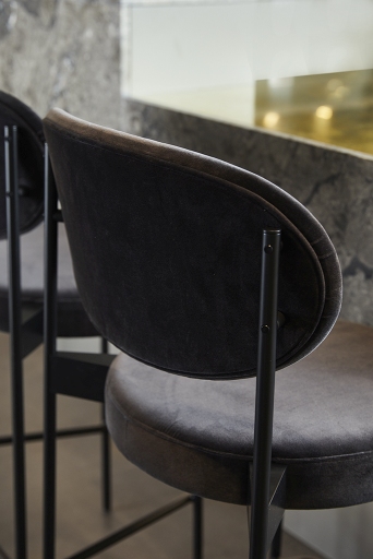 Series 430 Bar Stool Bar stool 75 cm BLACK / REMIX 123 Verpan SINGLE PIECES