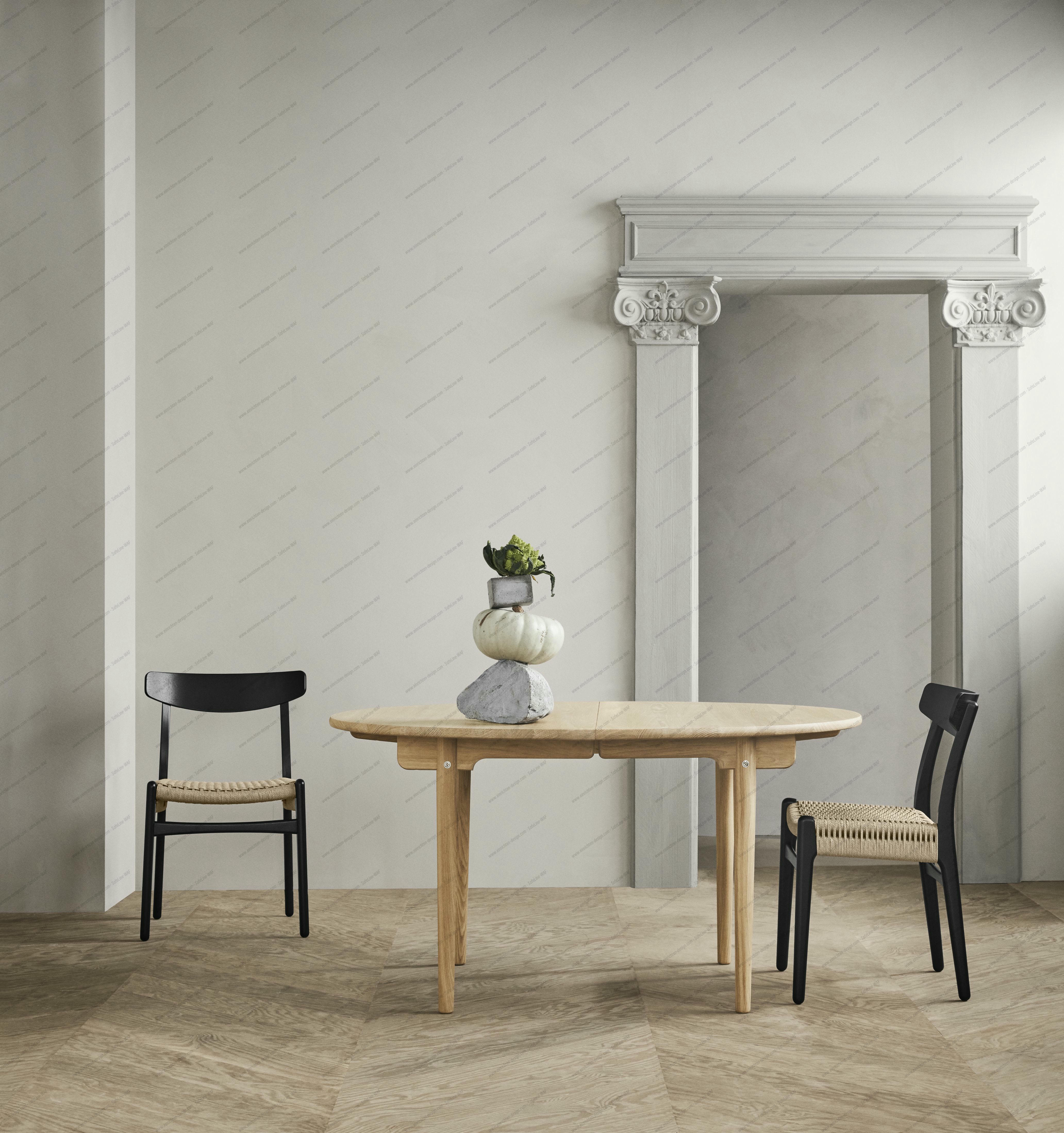 CH337 Extendable oval dining table Carl Hansen & Søn