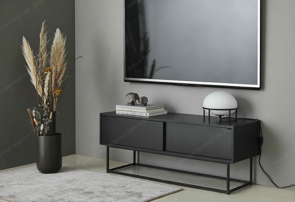 Virka Sideboard low Woud black