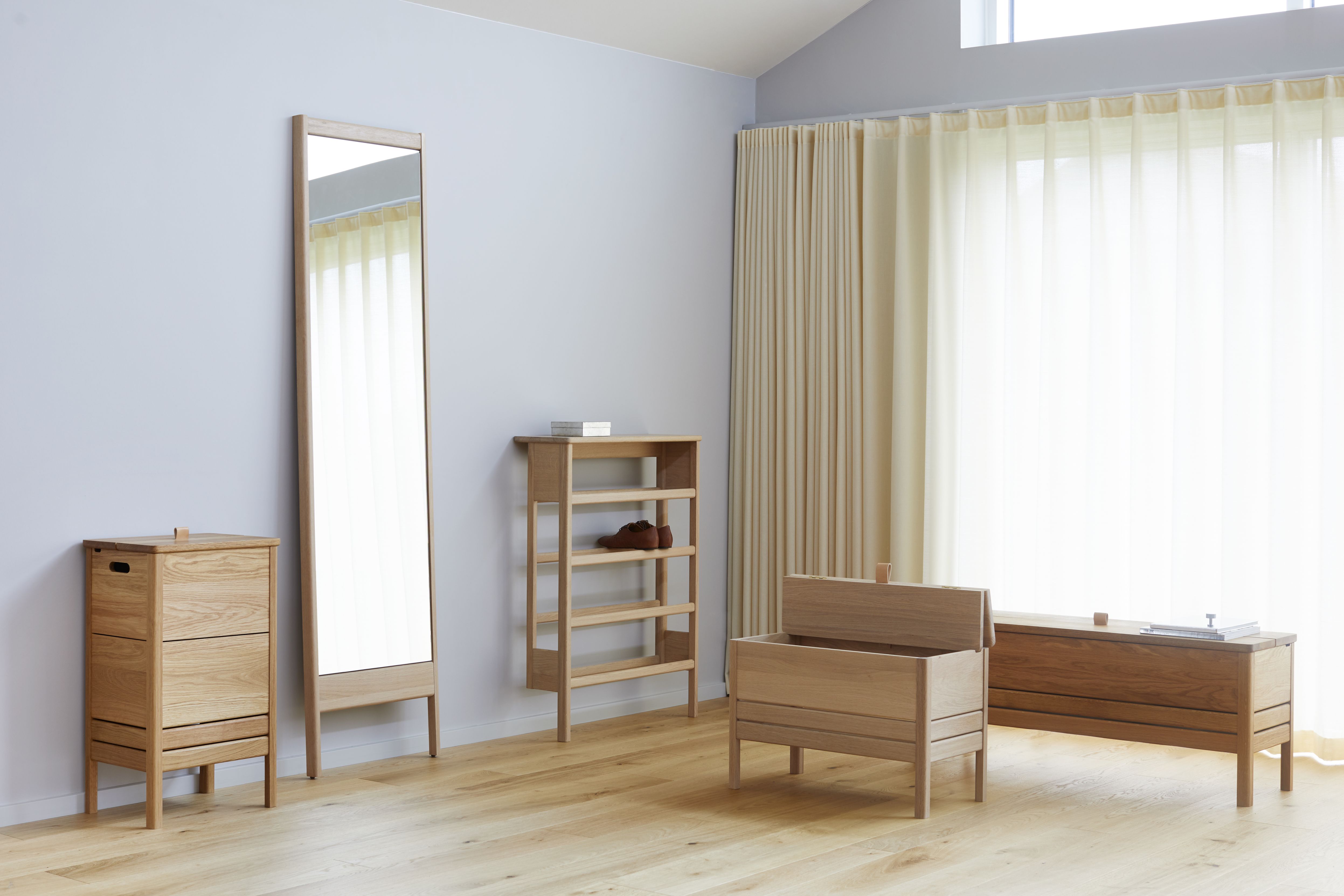 A Line Chest Bench 68 Oak Shape & Refine