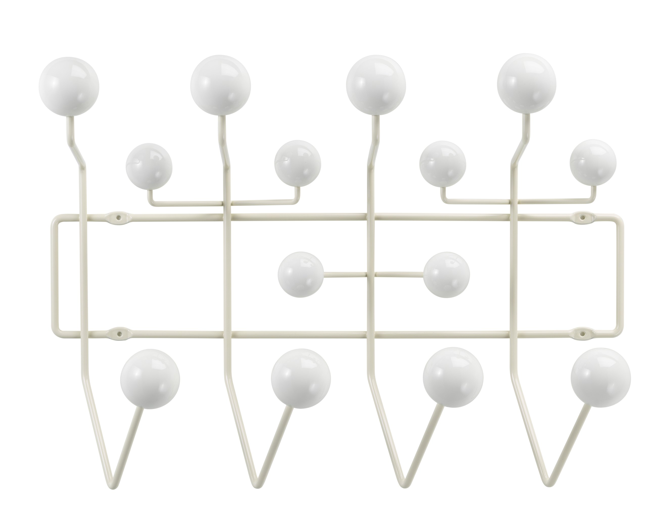 Eames Hang it all coat rack warm white Vitra 
