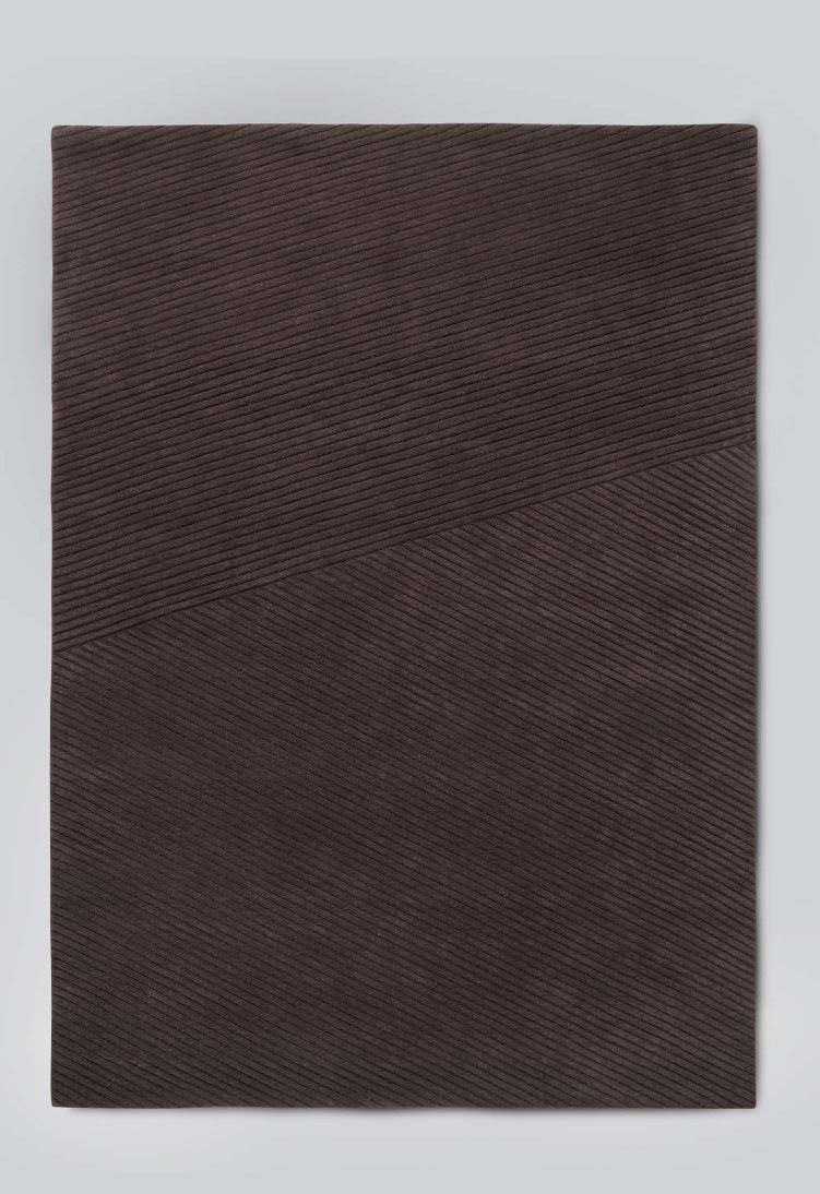 Row Medium Carpet Dark Brown Northern
