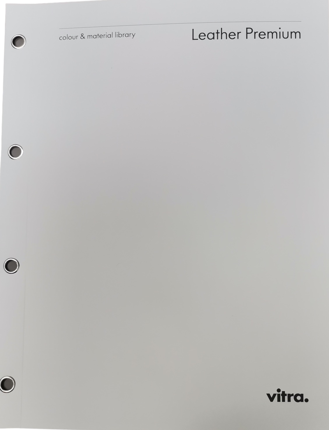 Leather Sample Card Leather Premium F Vitra