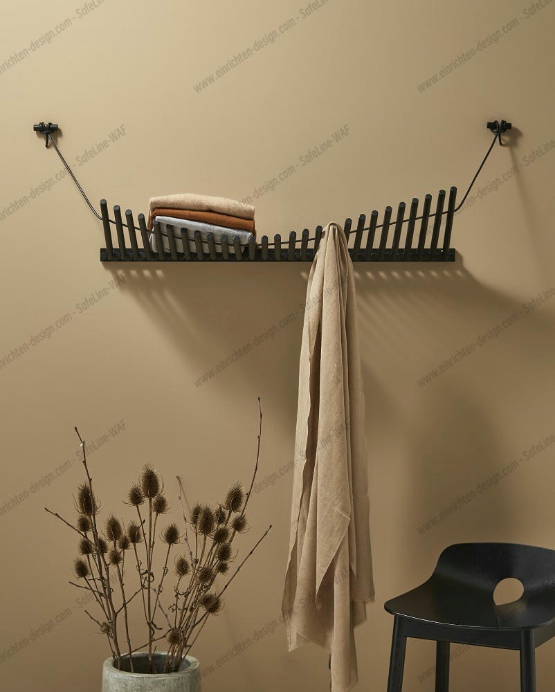 Knaegt Coat Rack Wall wall wardrobe Woud black oak