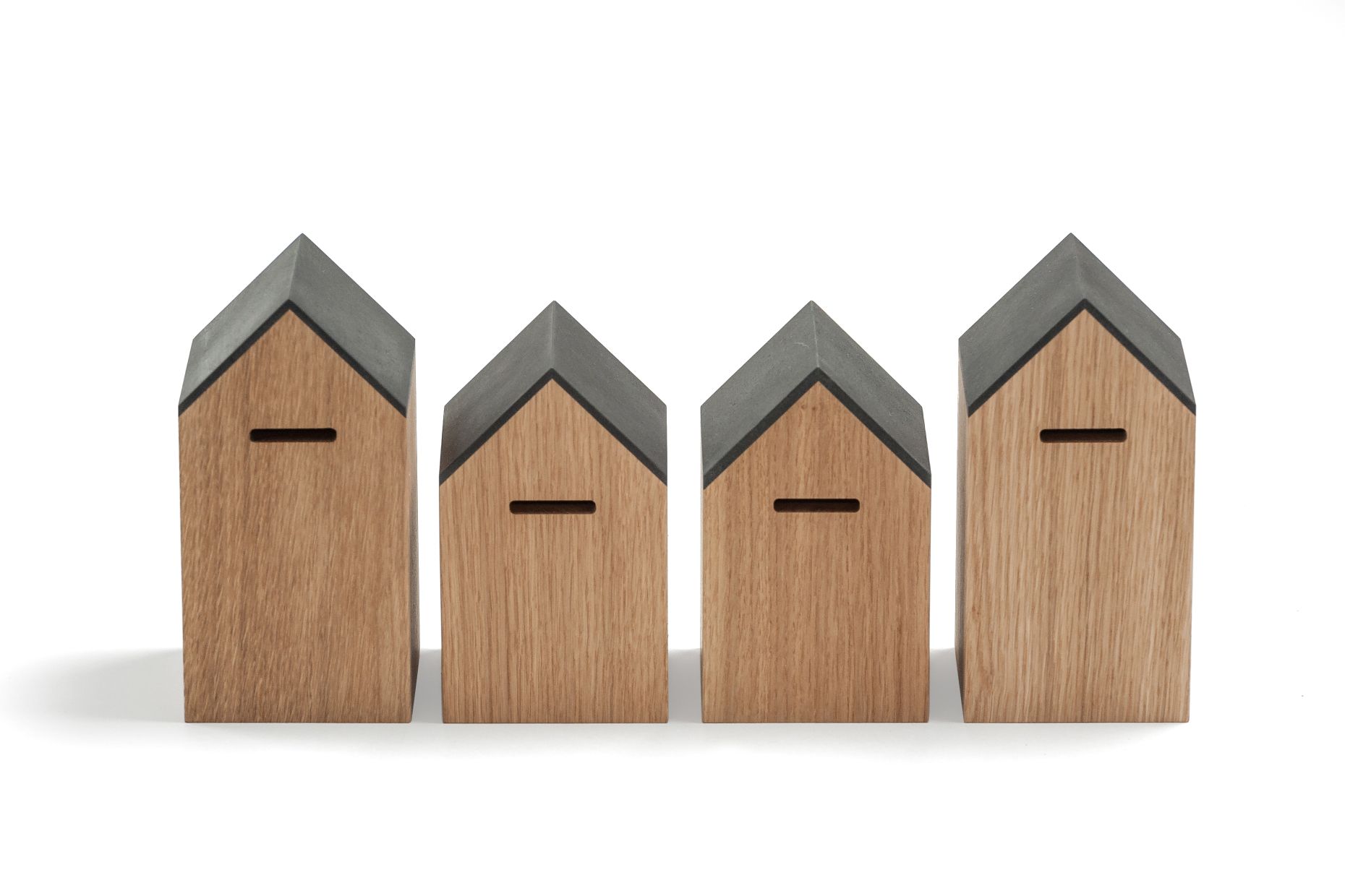 Money saving house Side by Side