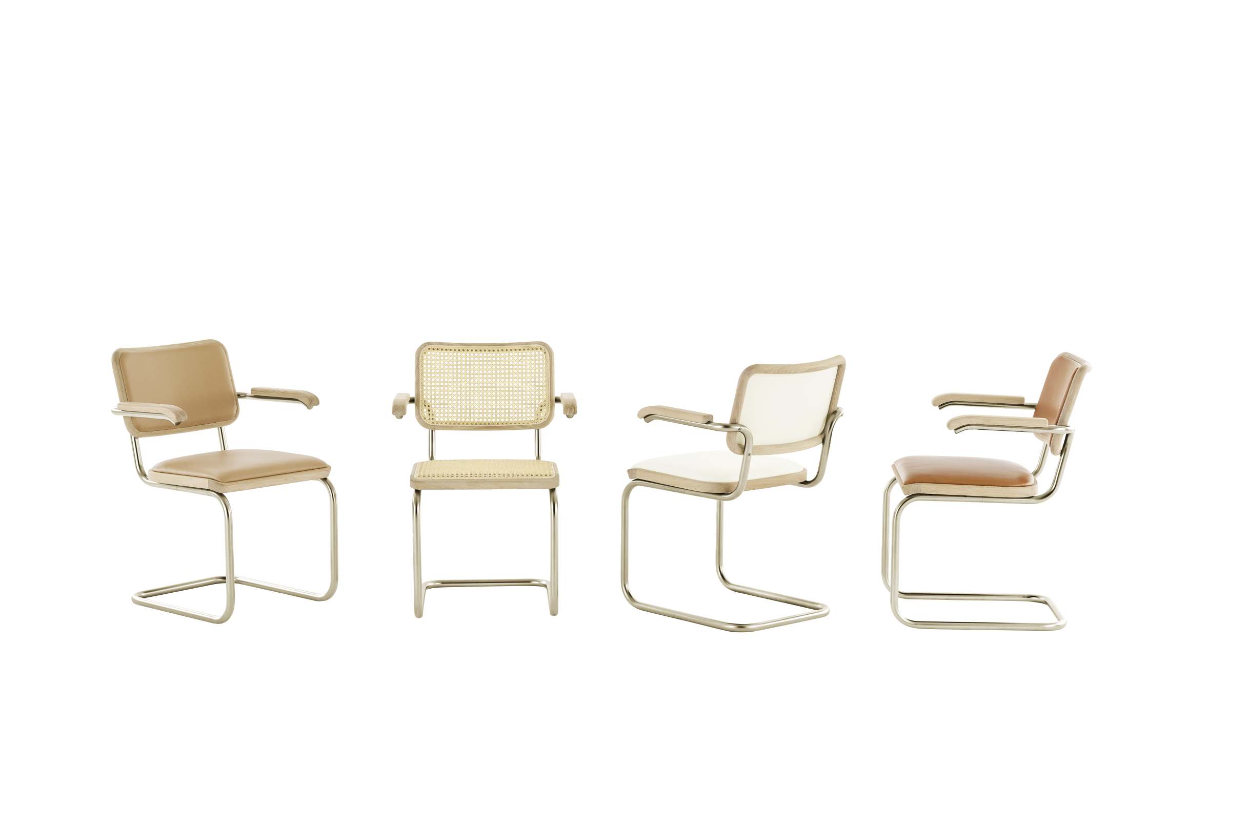 JS. Thonet by Jil Sander S 64 P / S64P cantilever chair Thonet