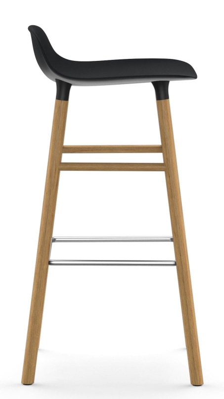 Form Barstool  H 75 cm Wood Normann Copenhagen