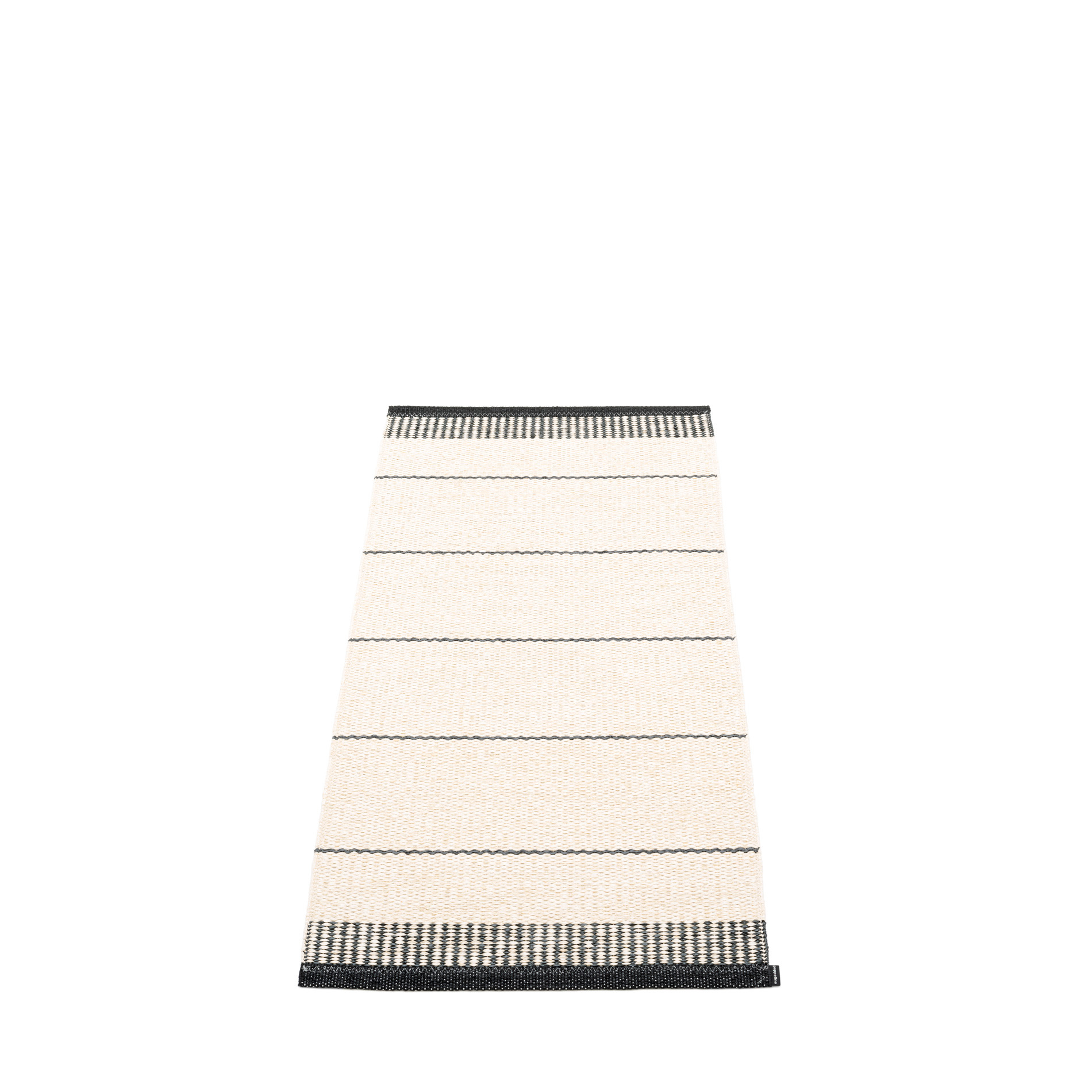 Belle Plastic Carpet 60x125 cm Pappelina Black