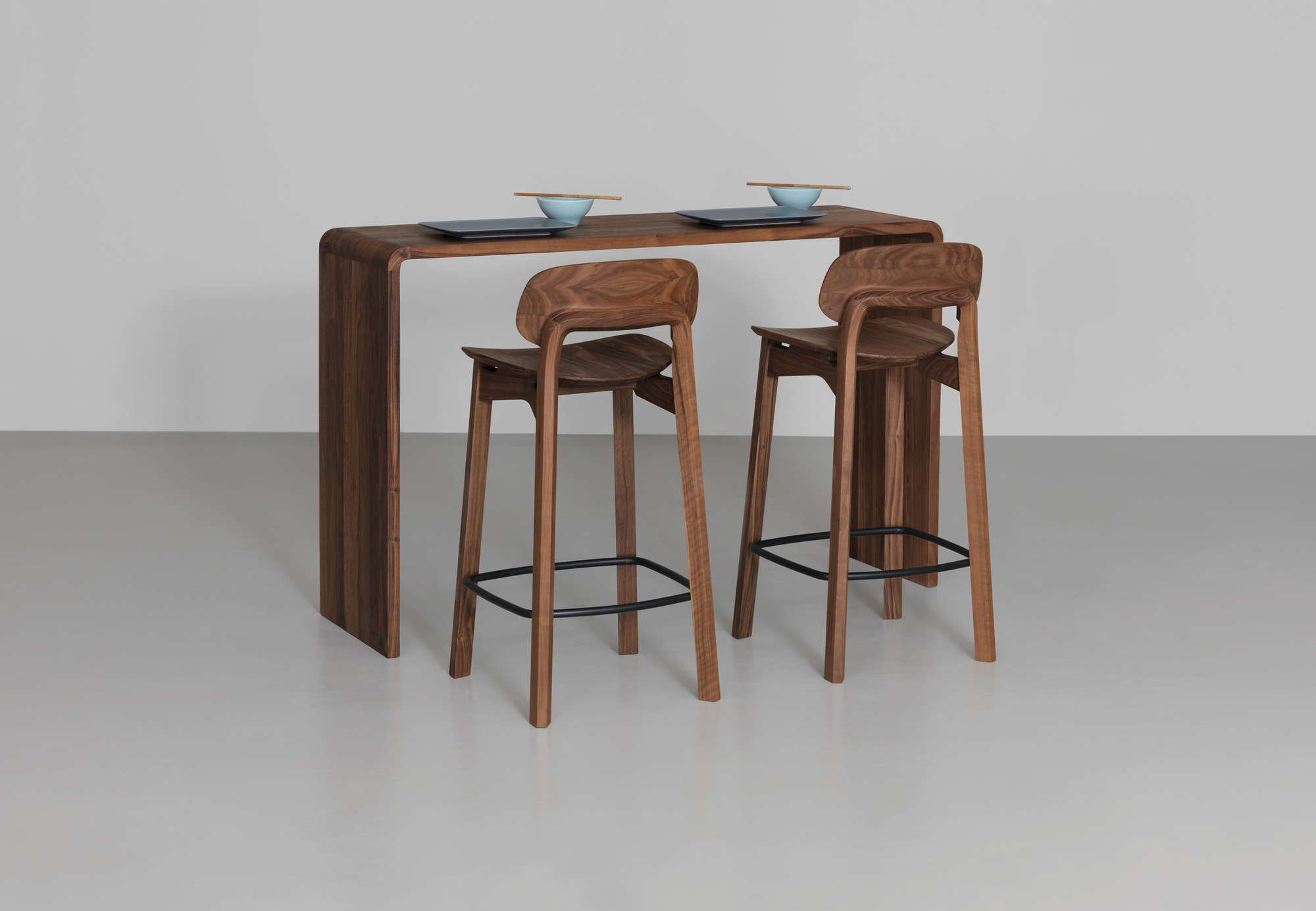 Nonoto Bar bar stool seat height 65 oak Zeitraum