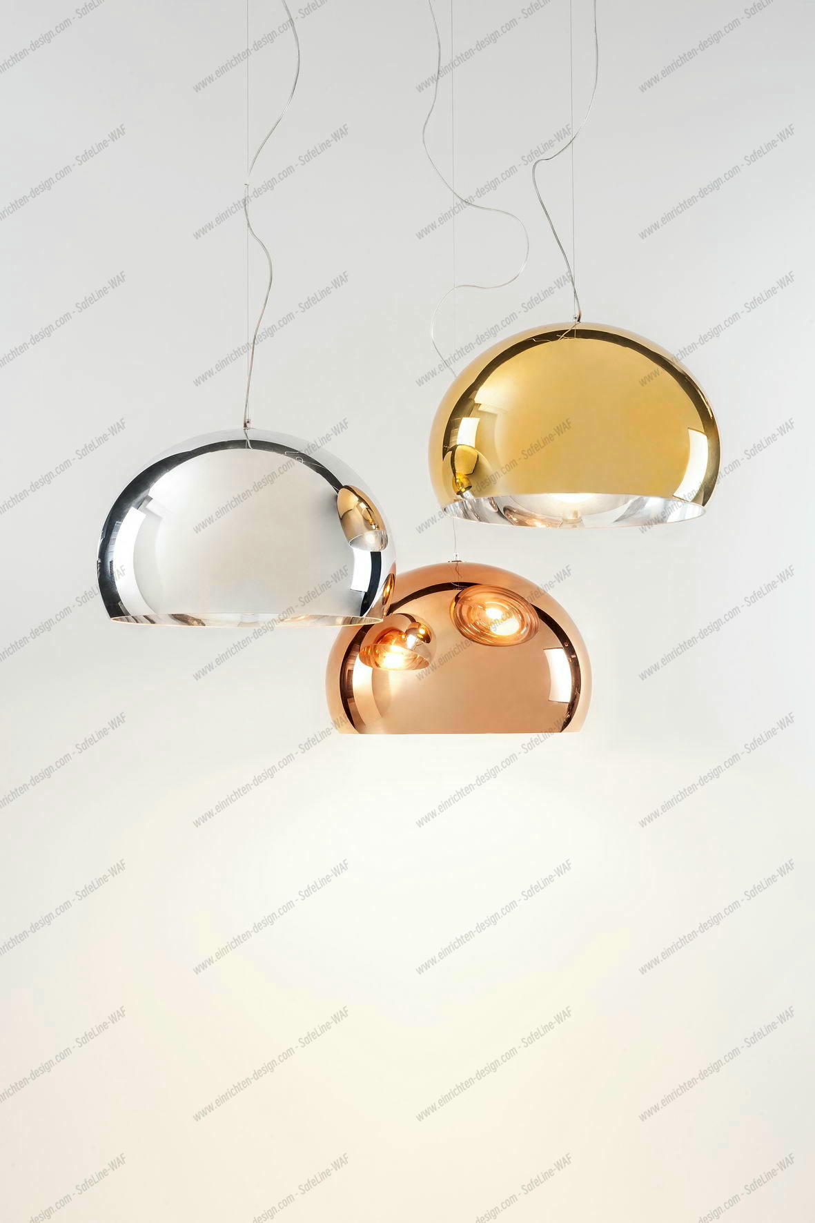 Fly FL/Y Pendelleuchte Metallic Kartell-kupfer