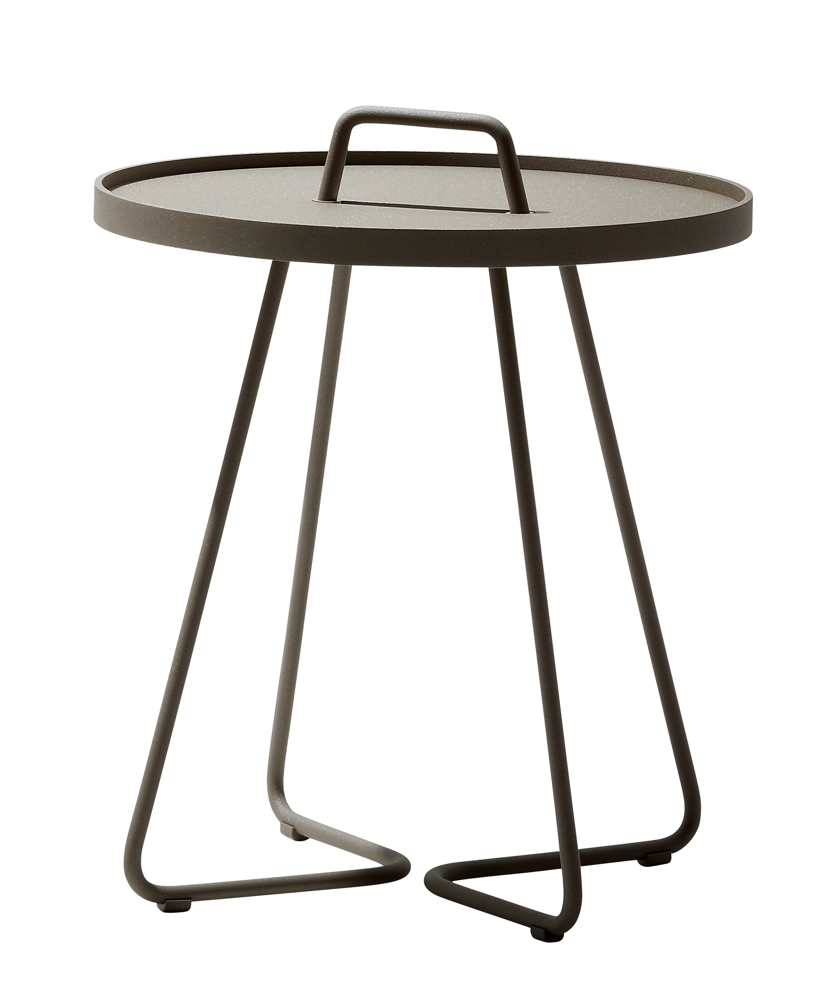 On-The-Move Outdoor side table small taupe Cane-Line