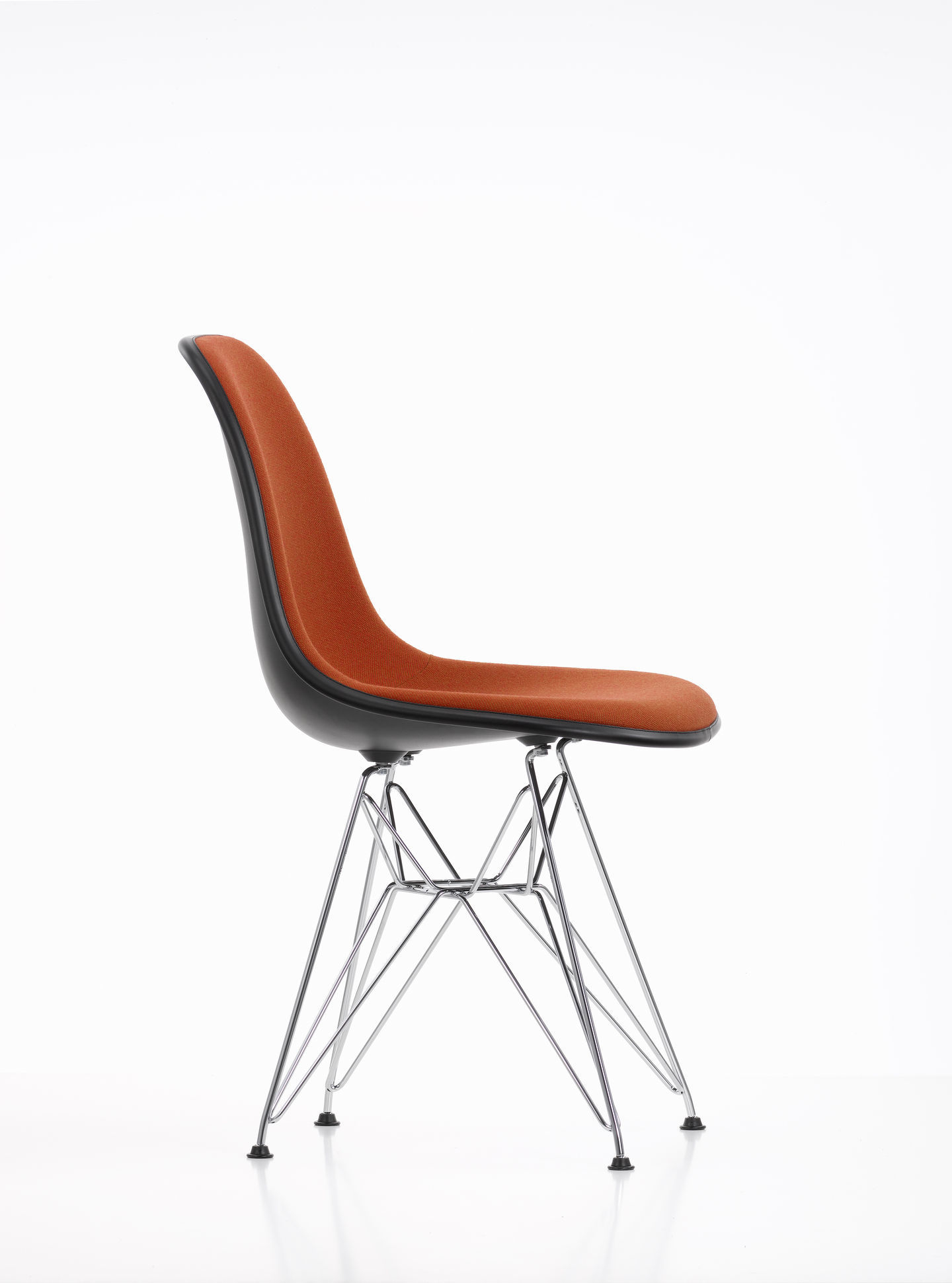 Eames Plastic Side Chair DSR Chair Fully upholstered Vitra
