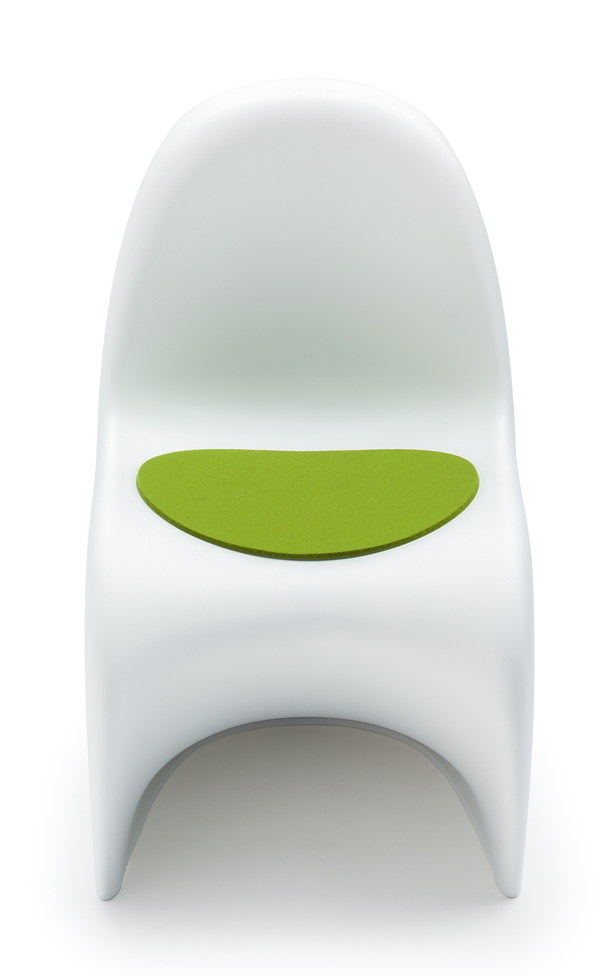 Seat pad - Felt pad Vitra Panton Chair MAY GREEN Hey Sign SINGLE PIECE