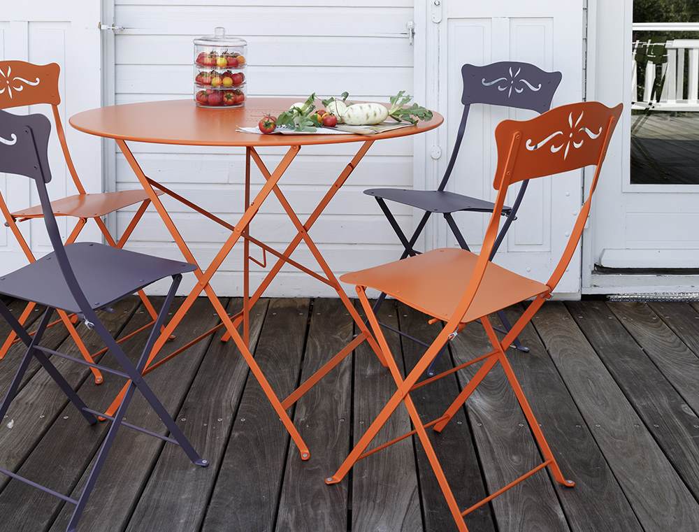 Bistro outdoor table round Fermob
