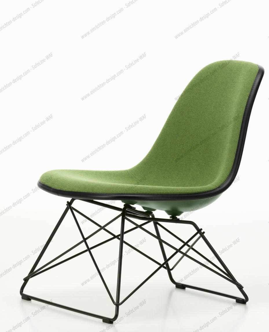 Eames Plastic Side Chair LSR Chair Fully upholstered Vitra