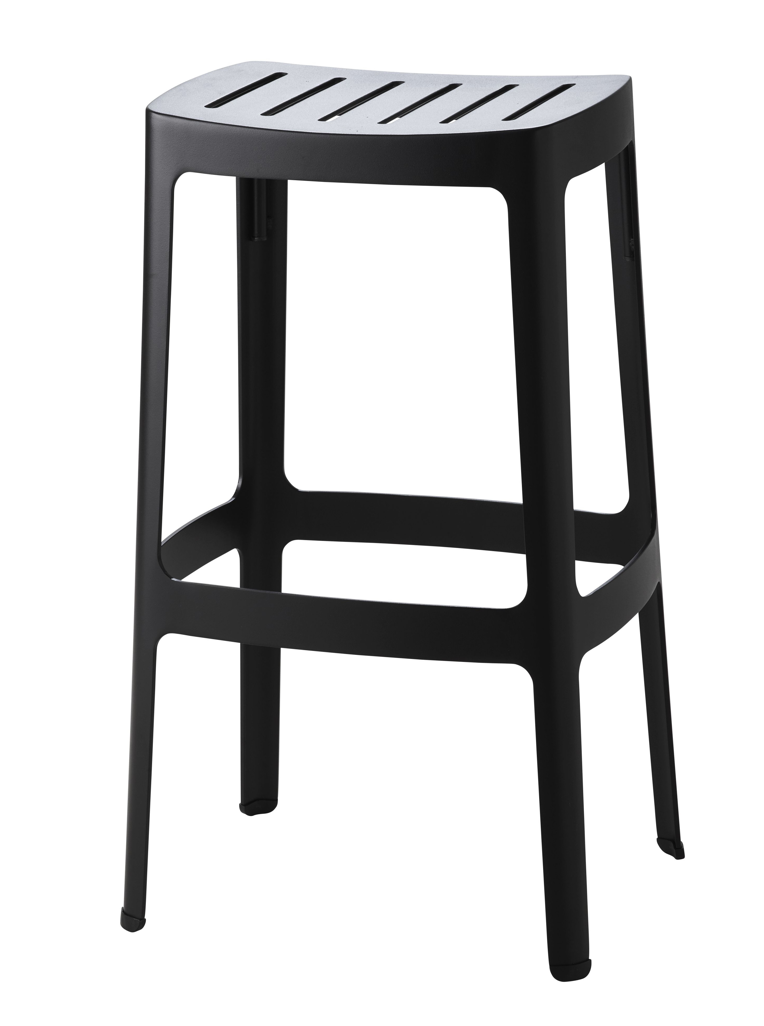 Cut Bar Stool stackable Cane-Line